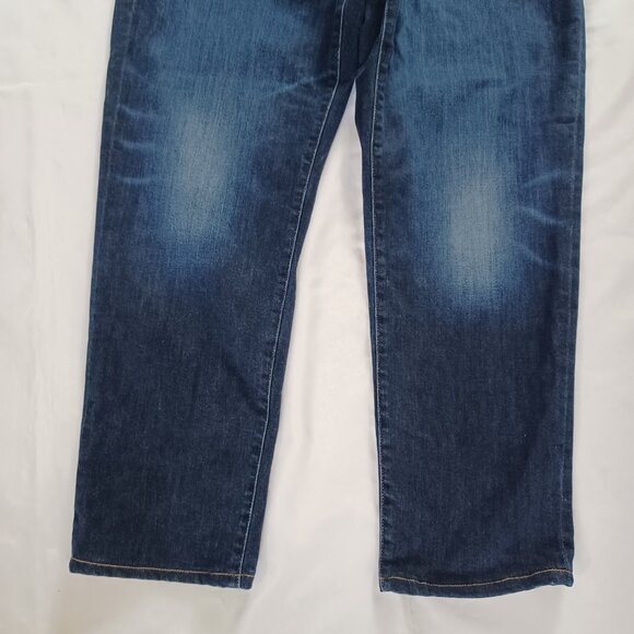 Land's End Men's Jeans Square Rigger Traditional Fit Straight Leg Size 35 x 29 - Picture 4 of 12